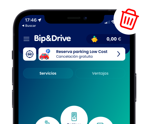 Elimina tu cuenta de la App